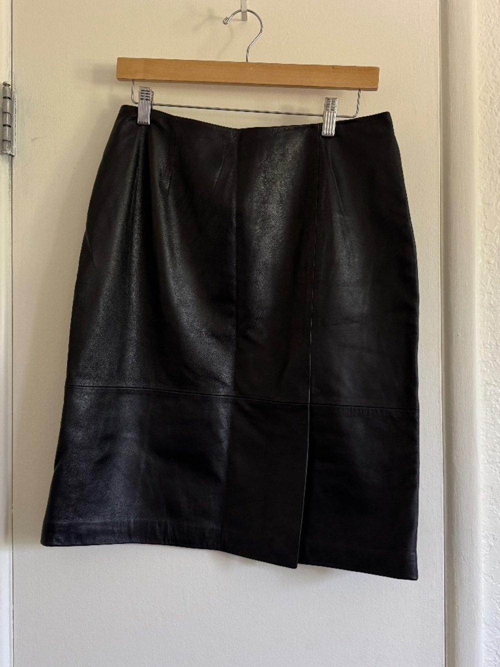 Vintage Genuine Leather Skirt